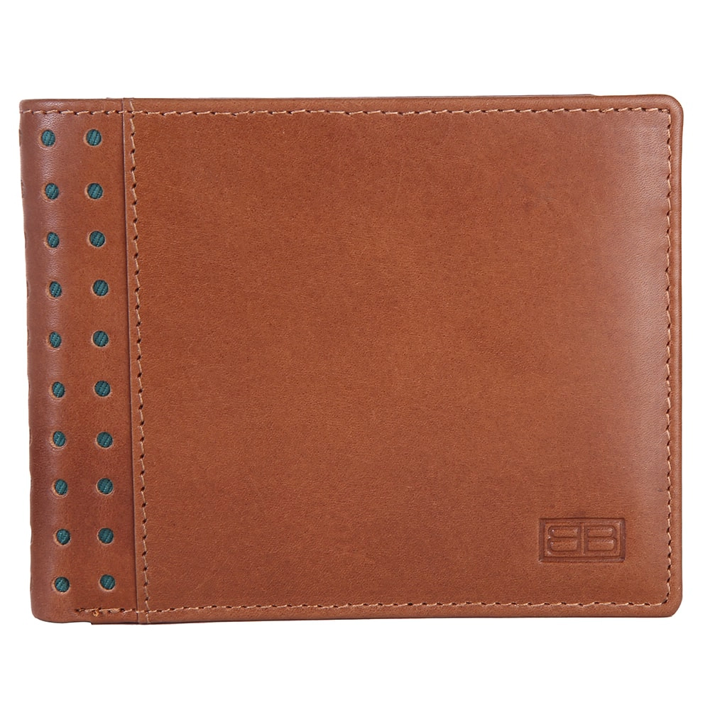 Brooklyn Bridge Genuine Leather Wallet for Men with Coin Pocket – RFID Safe VT Bifold Wallet BB-MW-793-CW-FG-VTL-YS-BROWN 1