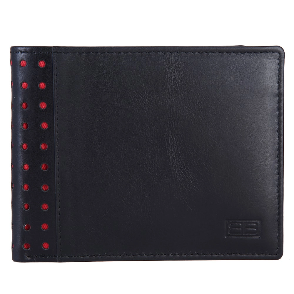 Brooklyn Bridge Genuine Leather Wallet for Men with Coin Pocket – RFID Safe VT Bifold Wallet BB-MW-793-CW-FG-VTL-YS-BLACK 1
